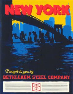 A Bethlehem Steel ad poster from the television series Mad Men